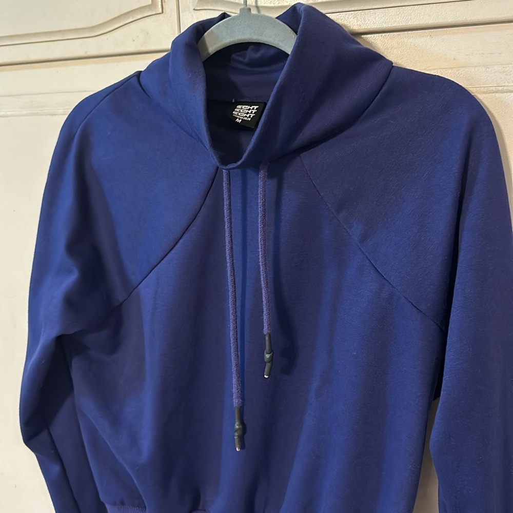 ECHT Stretch Funnel Neck Deep Blue - Picture 3 of 7